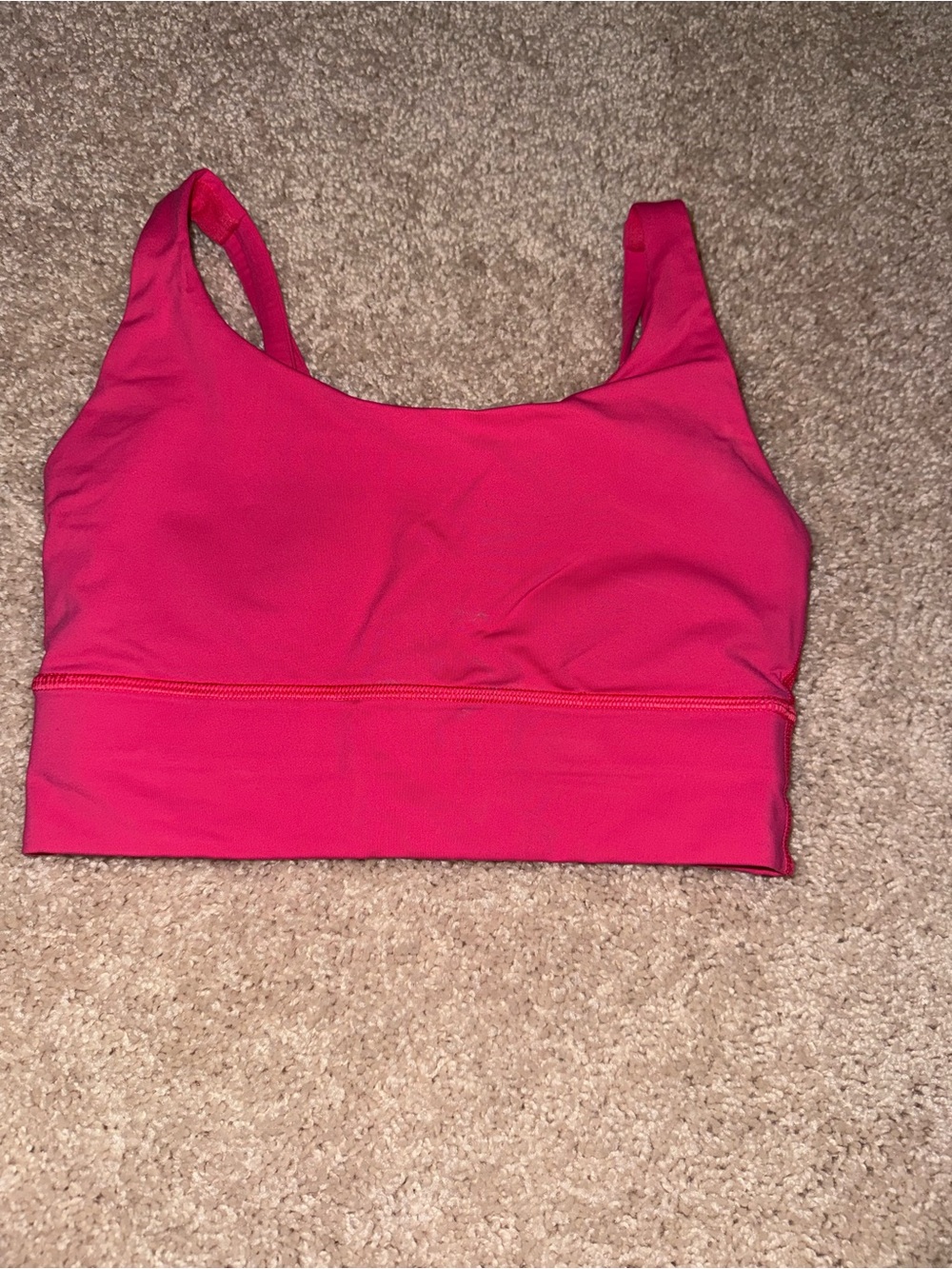 Women’s Bright lululemon Pink Crop Top